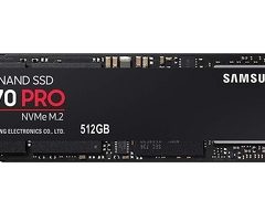 Samsung 970 PRO 512GB PCIe NVMe M.2 (2280) Internal Solid State Drive (SSD) (MZ-V7P512)